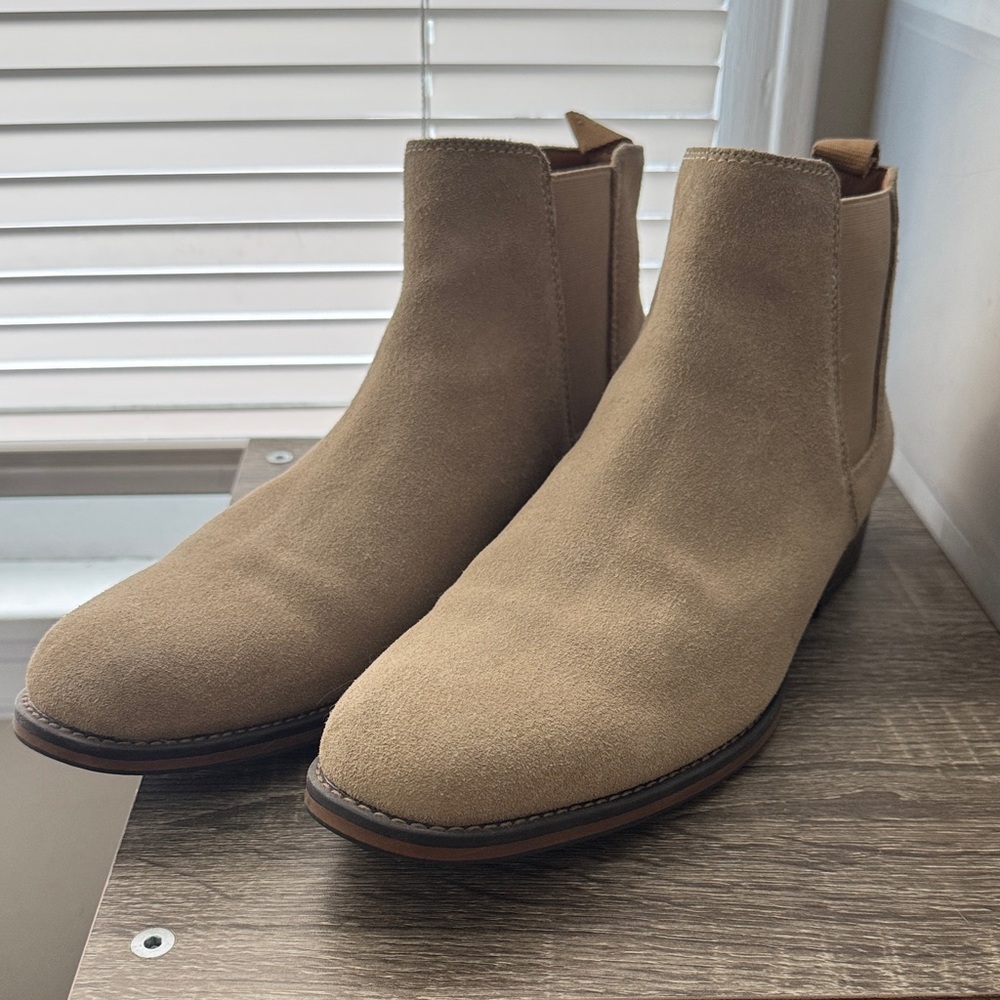 Sonoma Men's Tan Suede Boots
